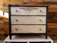 Country Grey Antique Dresser