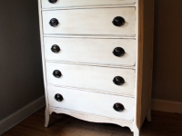 Tallboy in Old White with original hardware