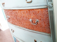 Provence Stenciled Mahogany dresser