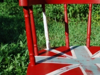 Union Jack Captain's Chair in contrary colours