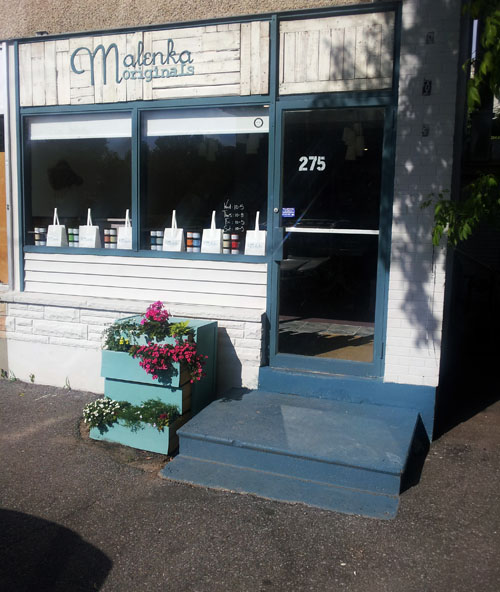 Malenka Originals shop in Ottawa