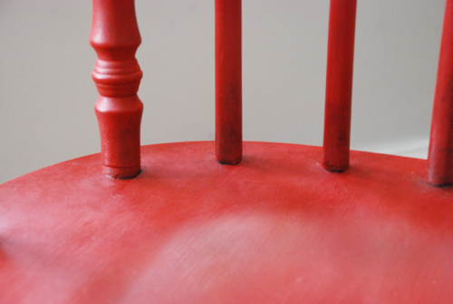 Red Rocker back detail