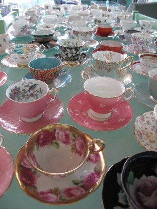 Vintage tea cups