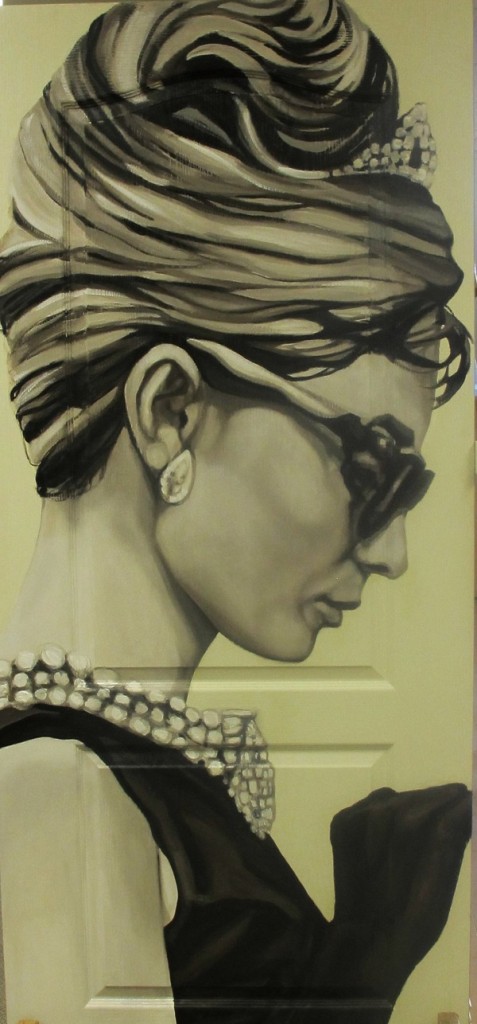 Audrey-Hepburn-door by Celeste Keller