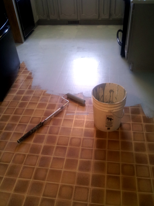 Sneak Peak At The Paintovation, Painting Laminate Floors With Chalk Paint