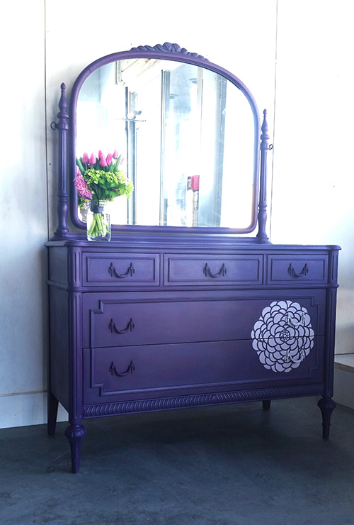 Purple Dresser